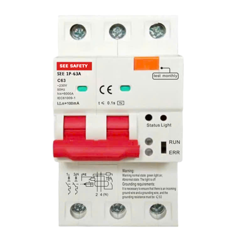 Thiết bị chống sốc điện cách ly 1 pha SEE 1P – 63A